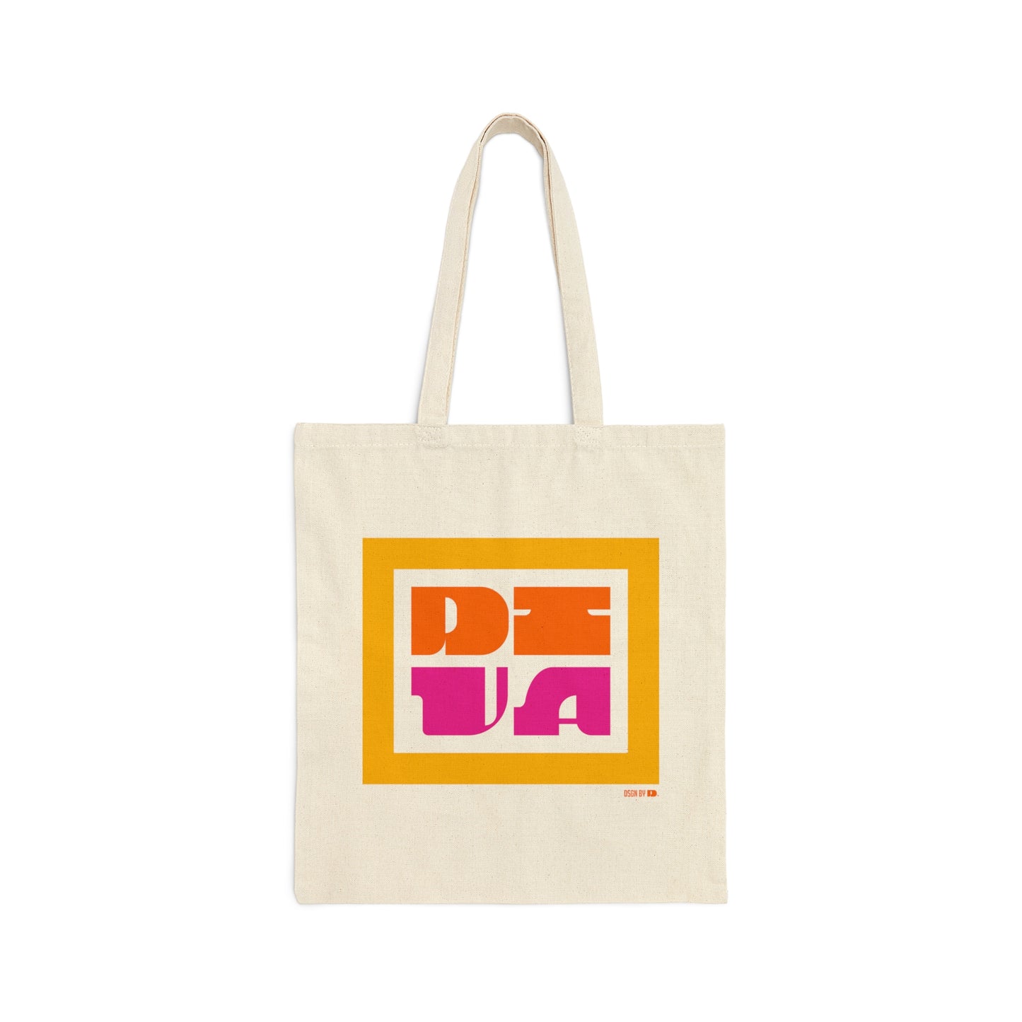 Diva cotton canvas tote bag