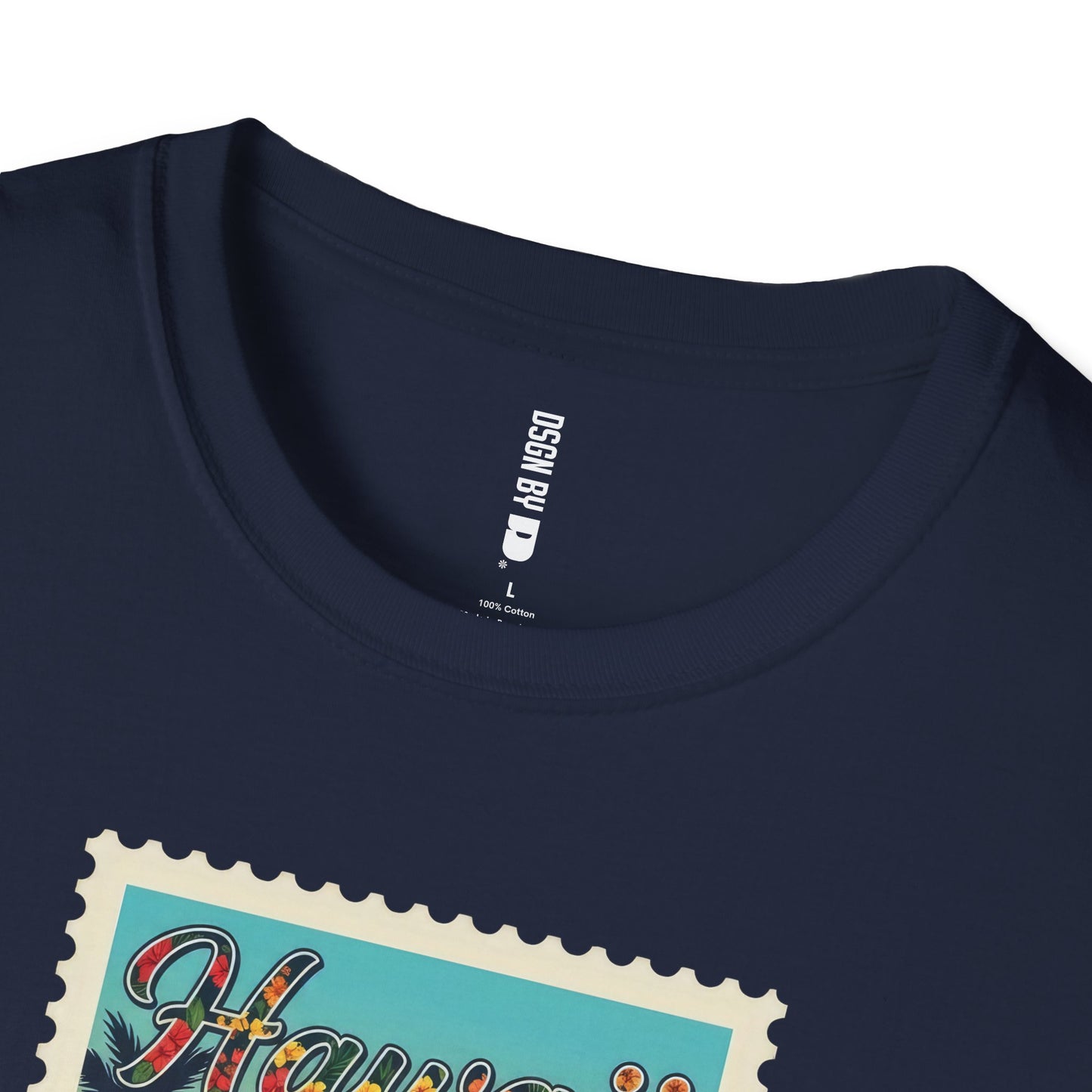 Hawaii Vintage Stamp T-Shirt: Retro Travel Graphic Tee