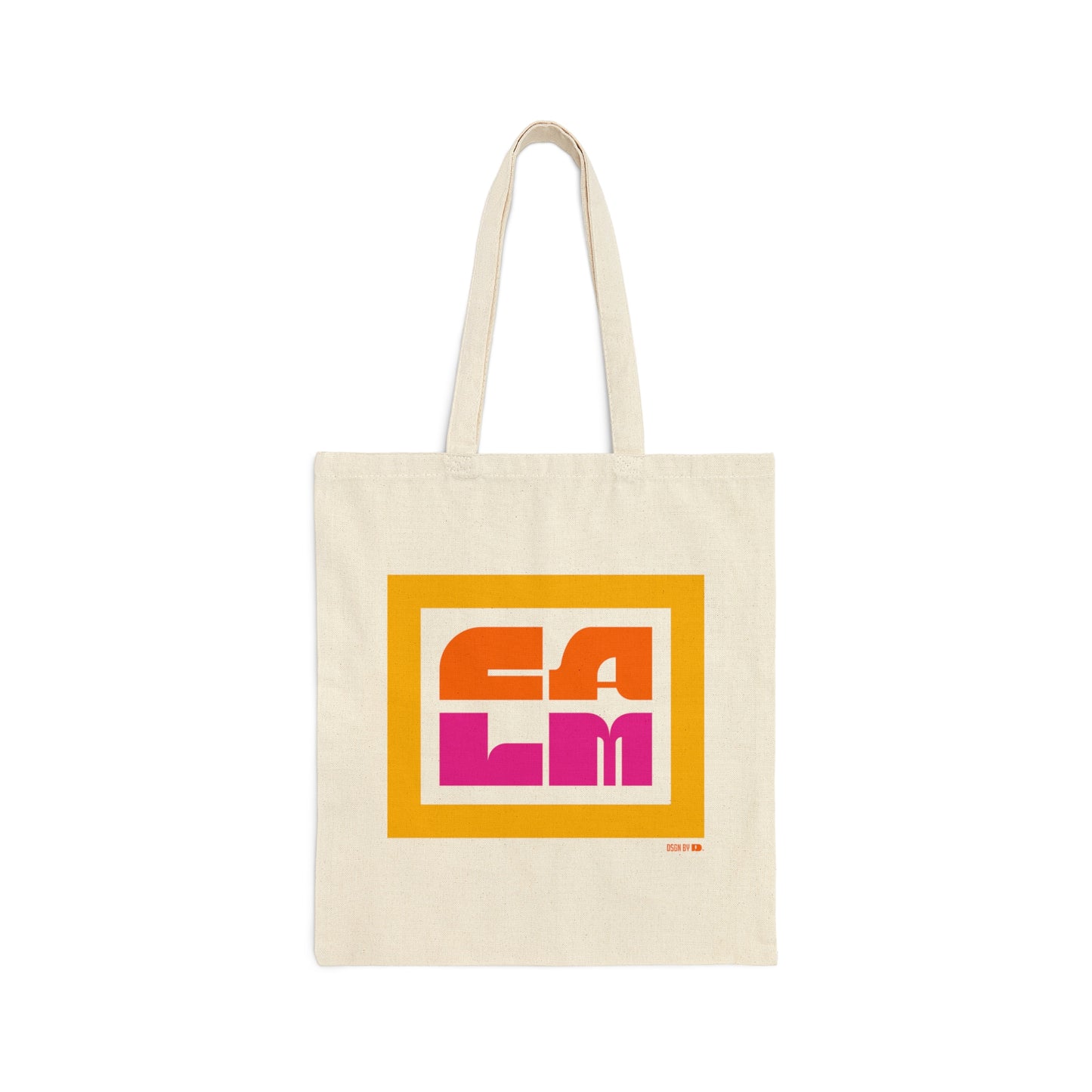 Cotton canvas tote bag.