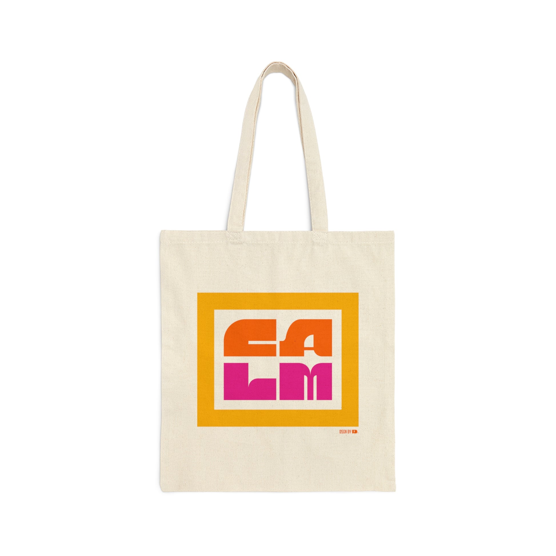 Cotton canvas tote bag.