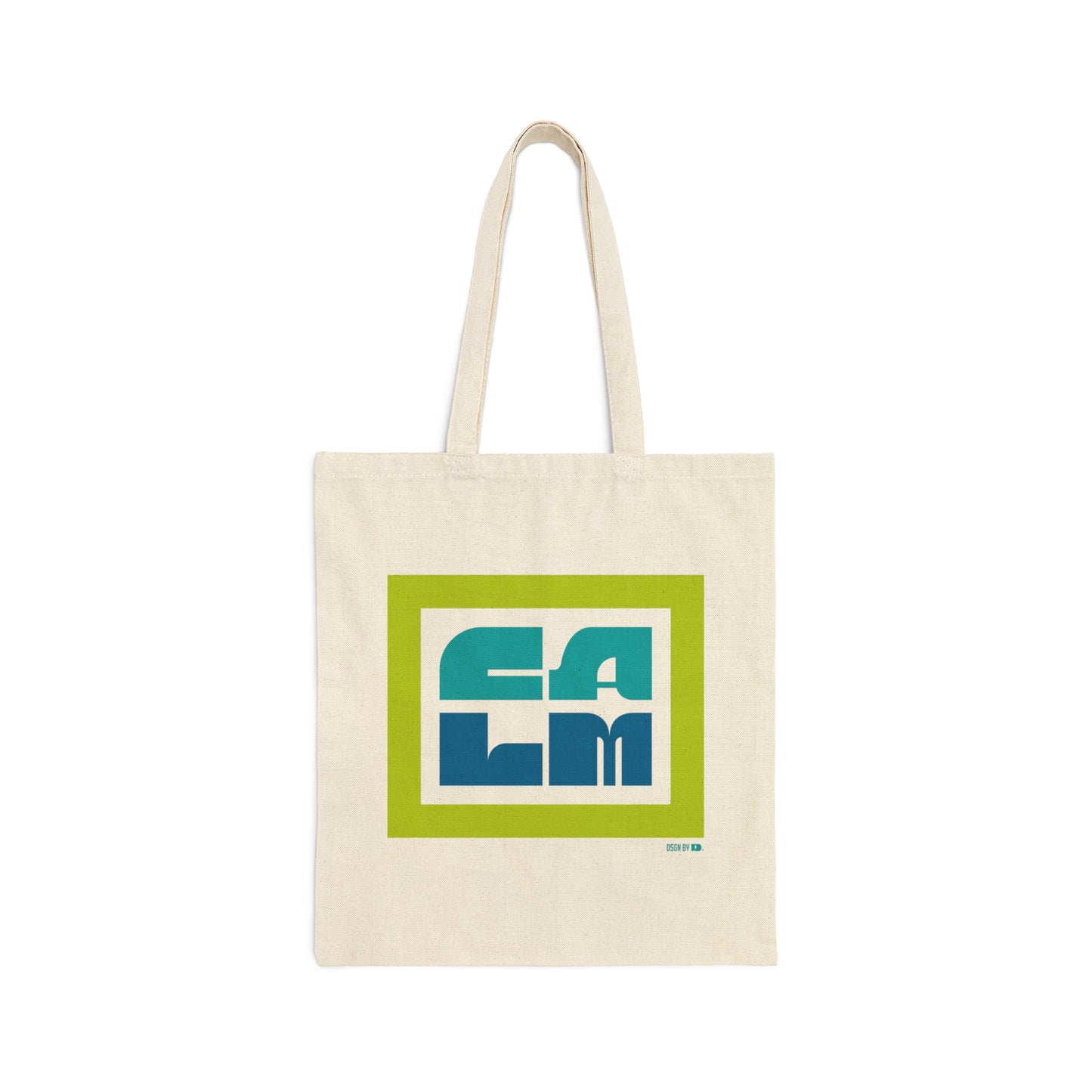 Tote bag with typography.